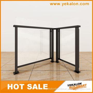 Hot Sale Simple Australia/European Style Indoor/Outdoor Aluminum Tempered Glass Railing/Handrail From China Supplier